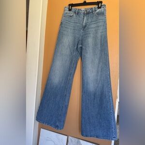 House of CB Wide Leg  Blue Jeans Size M